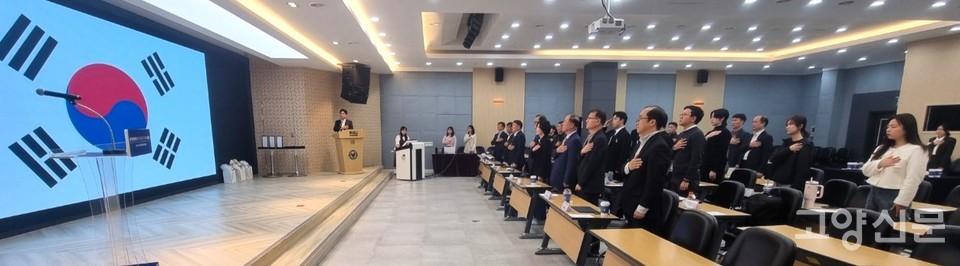 TF 위촉식은 한국항공대학교 항공우주센터 비전홀에서 열렸다.