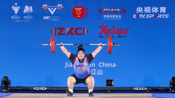  ‘2025 아시아역도선수권대회’에 출전한 박혜정 선수