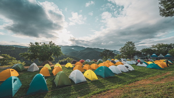 경북칠곡의 몽벨 아웃도어 트레일은 자연과 하나였다.