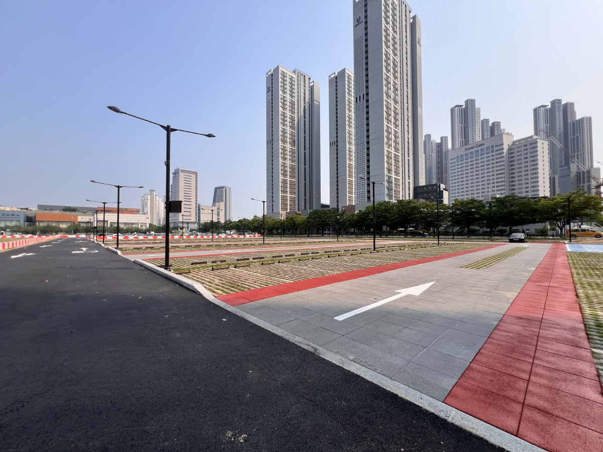 최근 준공된 GTX-A 킨텍스역 임시 공영주차장. [사진제공 = 고양시]