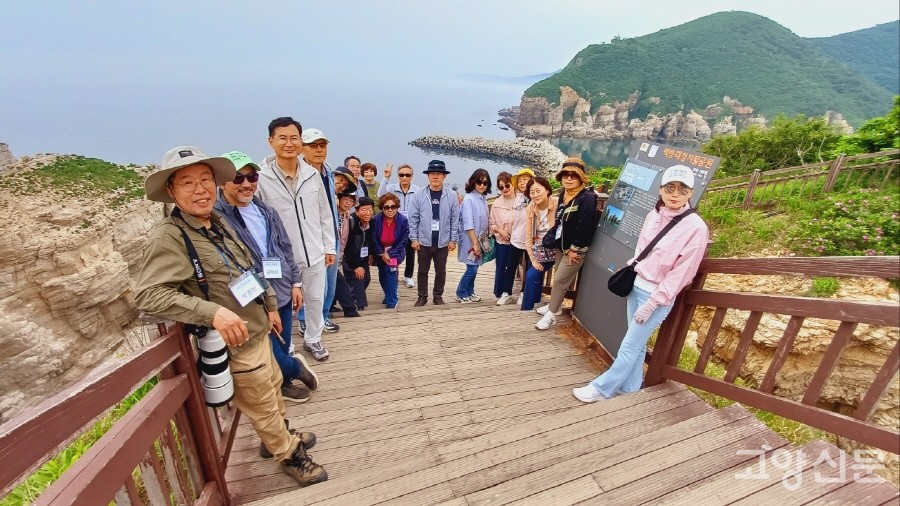 두무진 트레킹을 함께 한 참가자들. 