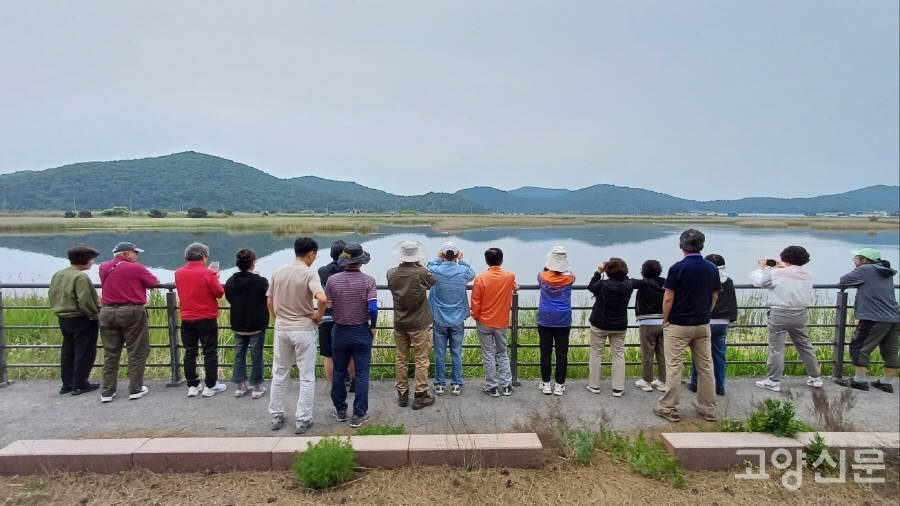 화동습지의 경이로운 풍경을 감상한 둘째 날 아침. 