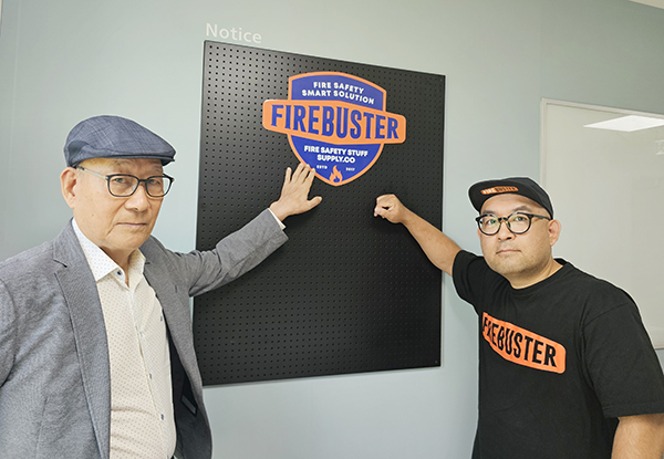 (왼쪽부터) 김진태 CTO와 김승연 대표는 “파이어버스터의 혁신 기술로 전 세계에 안전 문화를 확산하면서 기술력과 디자인을 바탕으로 소방업계의 애플로 성장하는 것이 꿈”이라고 말했다.