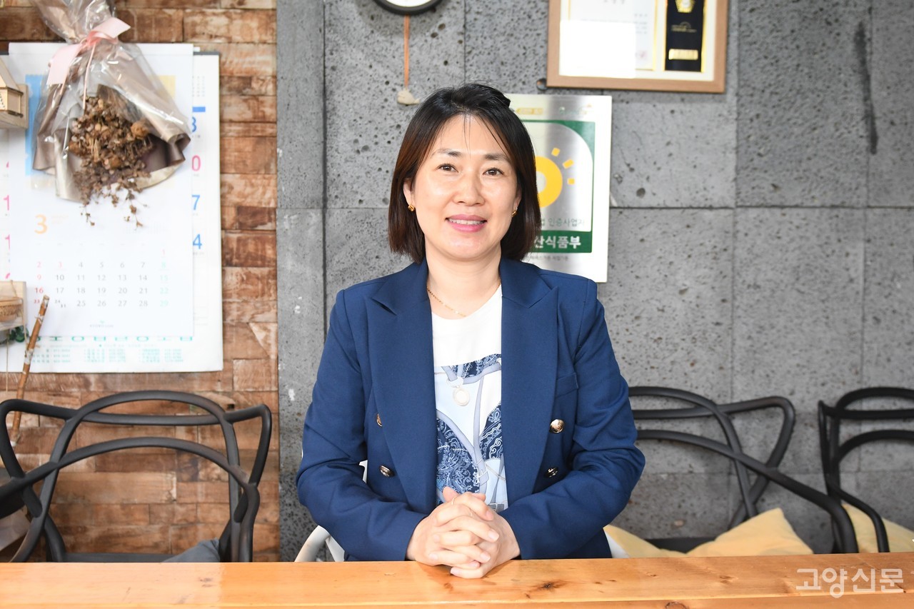 올해로 5년째 운영을 이어오고 있는 체험형 도시농장 사회적기업 ‘위드파머스' 김정희 공동대표.