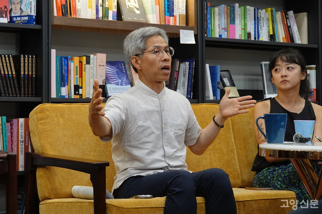 권영국 전 민주노동당 대선 후보(현 민주노동당 당대표). [사진= 김현정 인턴기자]