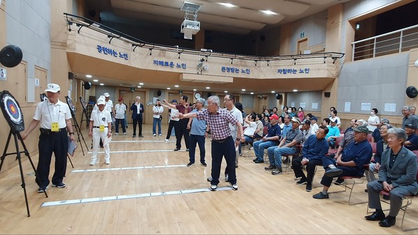   선수들이 그동안 갈고 닦은 기량을 유감없이 발휘하고 있다.