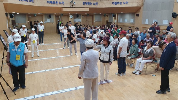   선수들이 그동안 갈고 닦은 기량을 유감없이 발휘하고 있다.