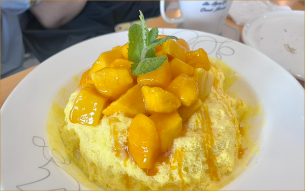  카페 스카이릐 과일 빙수.