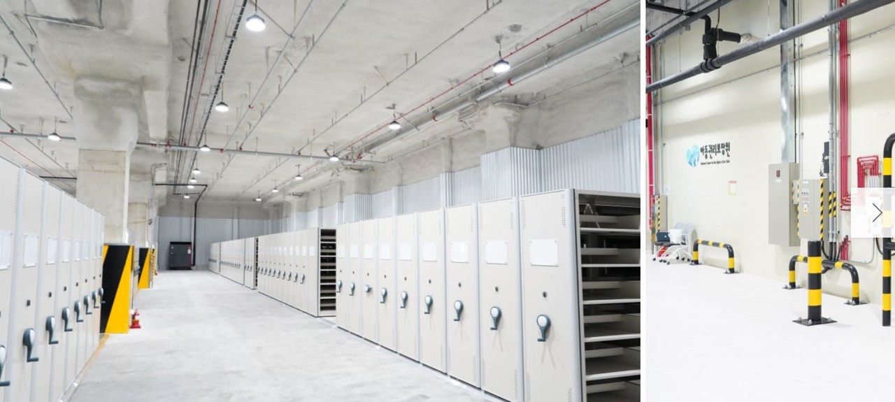 덕양구 오금동 688번지(삼막2길 55)에 있는 물류센터 건물 4층에 위치한 전체 1472평 규모의 ‘입양기록물 임시서고’. 이곳에 민간기관에 흩어져 있던 입양기록물 원본이 이관·보존된다. [사진 = 아동권리보장원 블로그]