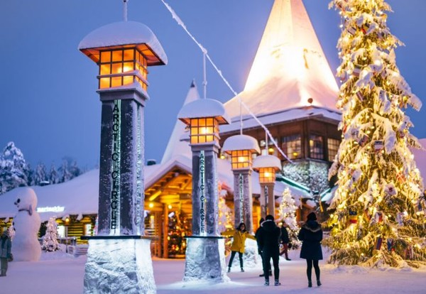 북위 66도 북극권에 위치한 로바니에미(Rovaniemi) 산타마을 :  산타마을 홍보자료화면 캡파. [이철규 북유럽특파원]