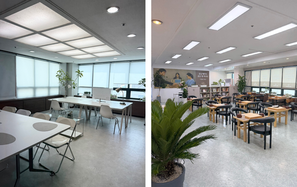 주엽역 인근 오픈한 '일산프리미엄바둑' 기원 내부.