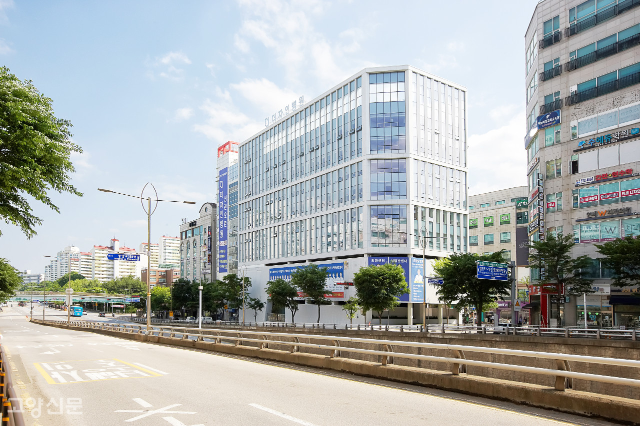 더자인병원 외부 전경