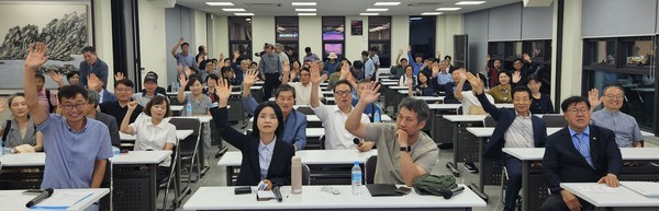 1차 고양만민공동회에 참석한 시민들