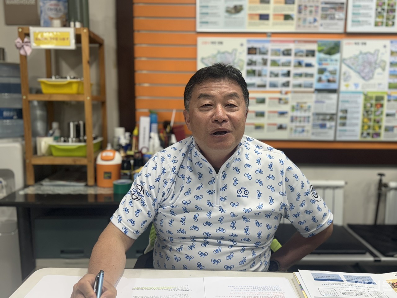 18년째 지역에서 자전거 안전교육과 실천활동을 진행해온 한기식 고양자전거학교 대표