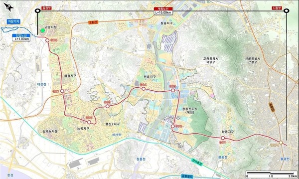 고양은평 노선도. [자료제공=경기도]