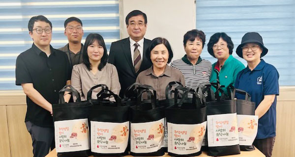 화정1동 지역사회보장협의체가 ‘사랑의 명절음식 꾸러미’ 나눔을 진행했다.