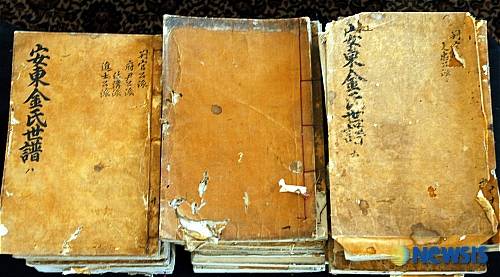 조선시대 대표적 세도가였던 안동김씨와 안동권씨 족보. 