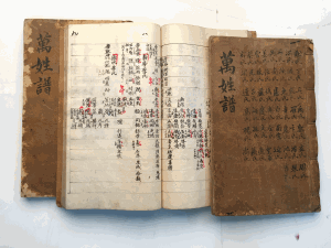 조선의 대표적 양반 성씨를 망라한 '만성보'.