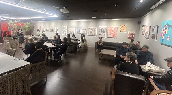 김영숙 새마을문고고양시지부 회장이 인사말을 전하고 있다.