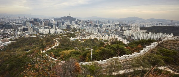 대한민국 수도 서울의 중심부를 감싸고 있는 한양도성. [사진=서울시]