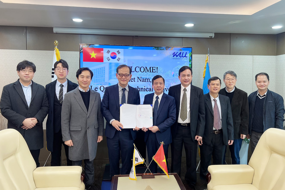 지난29일, 한국항공대는 베트남 군사기술대학교와 학술·연구 협력 MOU를 체결했다.