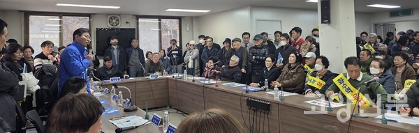 장제환 예비후보는 “역 간 거리 규정보다 강력한 주민 요구로 추진력을 확보할 것”을 약속했다.
