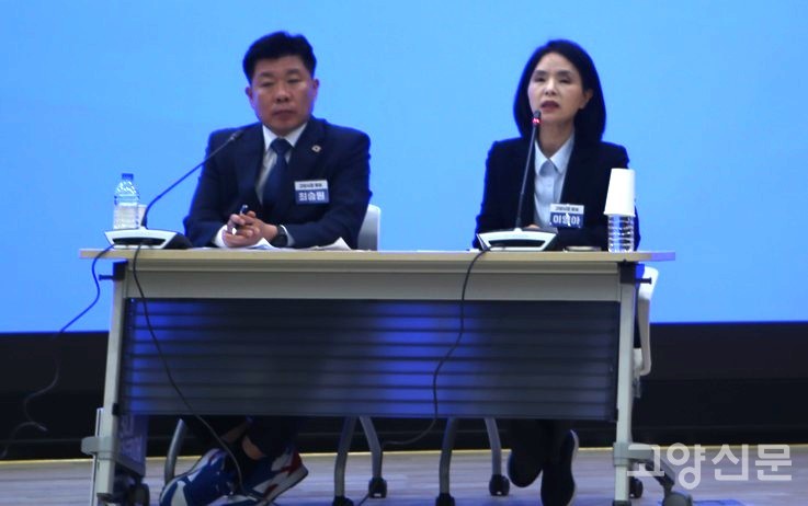 최승원 예비후보와 이영아 예비후보