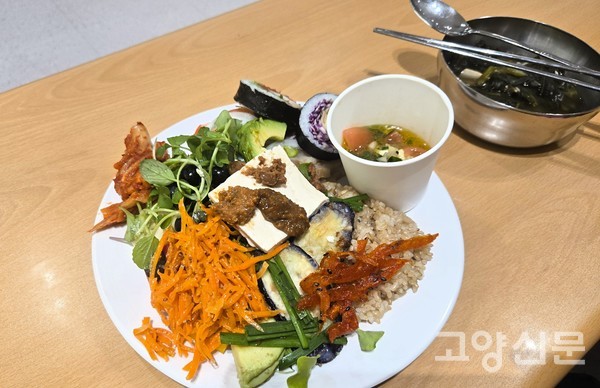 참가자들이 각자 준비해온 음식이 모여 자연주의 한 끼가 됐다.