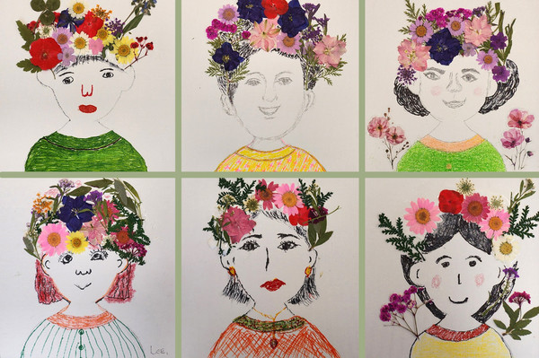  어르신들이 그린 그림.