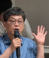 허영호 고양환경운동연합 감사. 산황산지키는시민연대