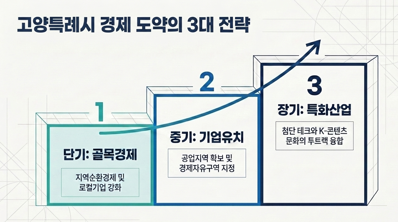 민경선 시장이 발표한 민선 9기 고양시 경제 도약을 위한 3대 전략