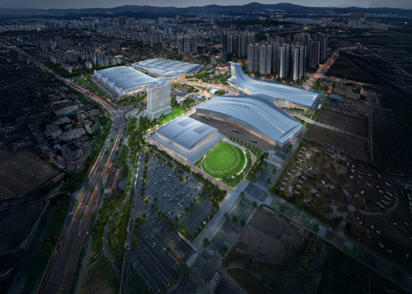 킨텍스 제3전시장 예정 투시도.