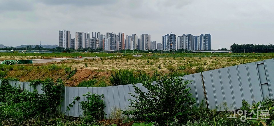 군사보호지역 해제라는 호재를 만난 일산테크노밸리 조성 부지. 