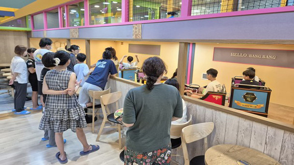 마을공간공유복지사업 2차가 열리고 있다.