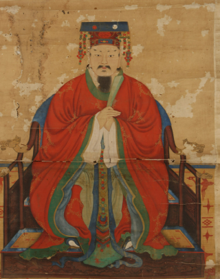 조선 후기에 그려진 경순왕 영정. 고려시대에 그려진 영정을 모사해 제작됐다고 전해진다.