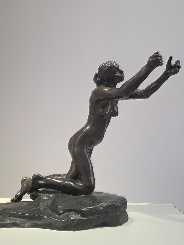 까미유 클로델의 '간청'. 1899년 최초 청동 주조. 1899~1905년경