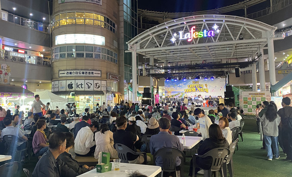 많은 시민들이 자유로가요제를 즐겼다.