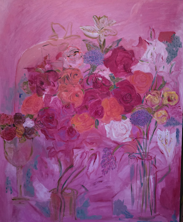 Pink의 기억, 100×70cm, Oil on canvas, 2026